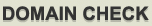 Check Domain
